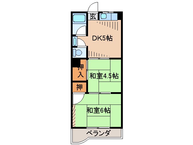 間取り図 サンハイツ武庫