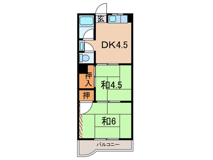 間取り図 サンハイツ武庫