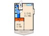 ヒルハイムシズカ 1LDKの間取り