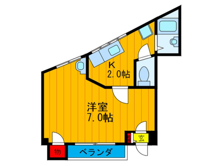 間取図 プレヂデントマンションⅡ