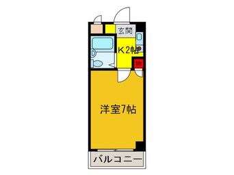 間取図 シャンブル古都