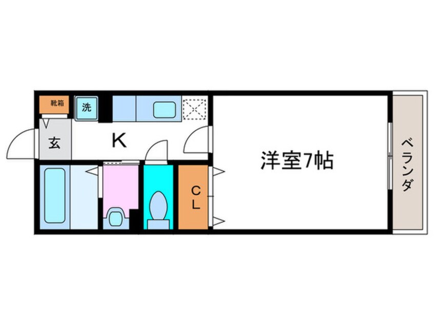 間取図 パストラルみやけ