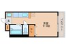リカレント草津 1Rの間取り