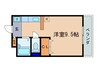 リカレント草津 1Rの間取り