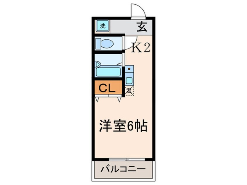 間取図 リバーサイド 車田