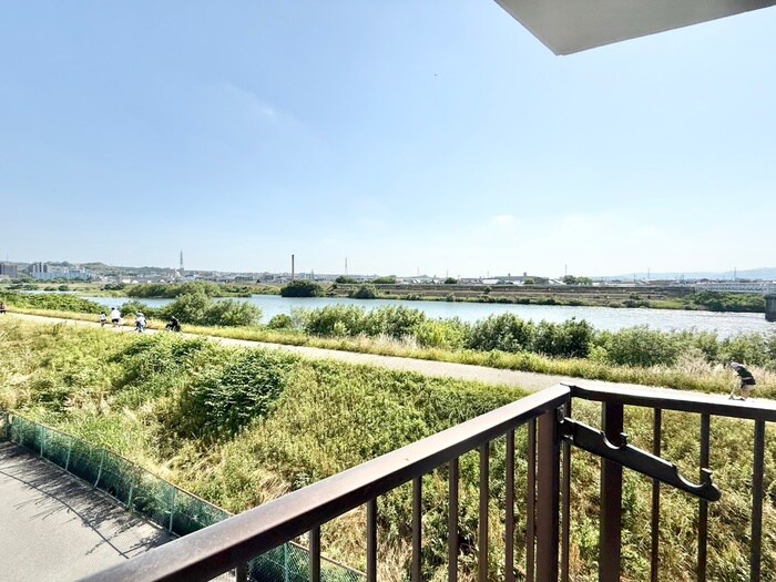 室内からの展望 リバーサイド 車田