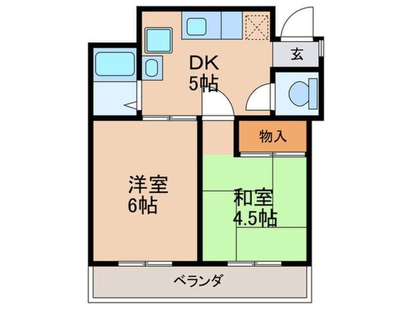 間取図 大信ハイツ