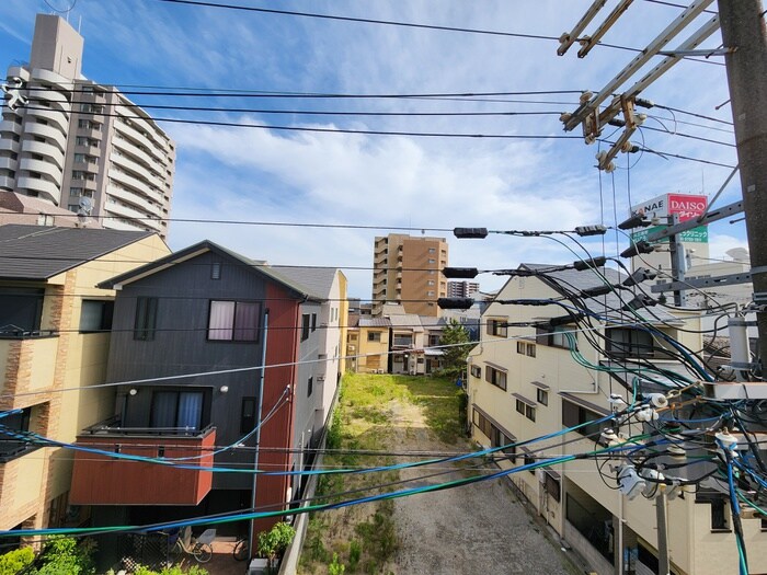 室内からの展望 大信ハイツ