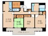 ＩＬ　ＲＯＳＳＯ堀川六角 3LDKの間取り