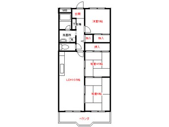 間取図 ハイパークマンション