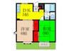 サンハイツ豊島 2DKの間取り