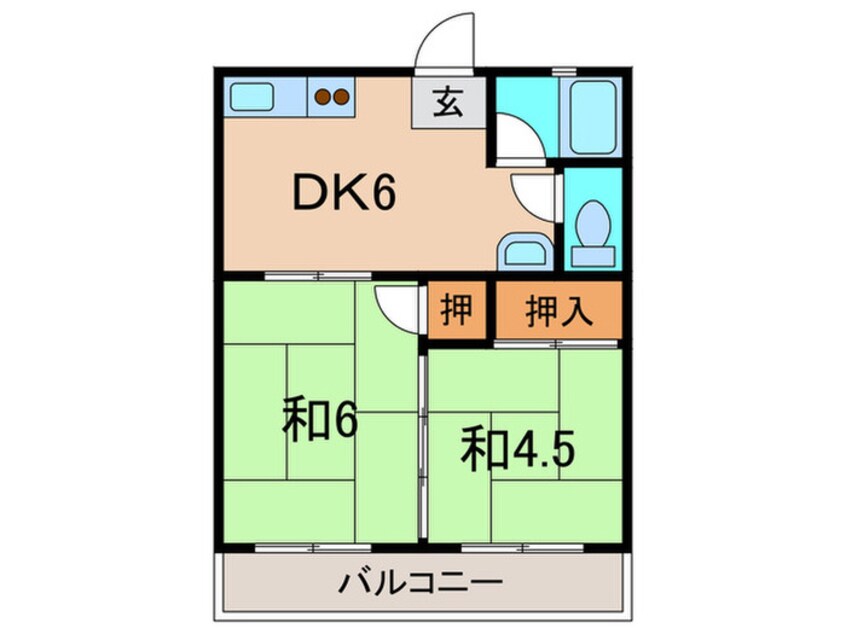 間取図 福和ハイツ