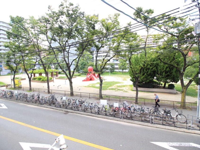 室内からの展望 淀川マンション