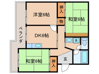 間取図 エイトハイツ坂本