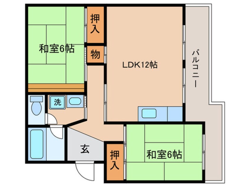 間取図 エイトハイツ坂本