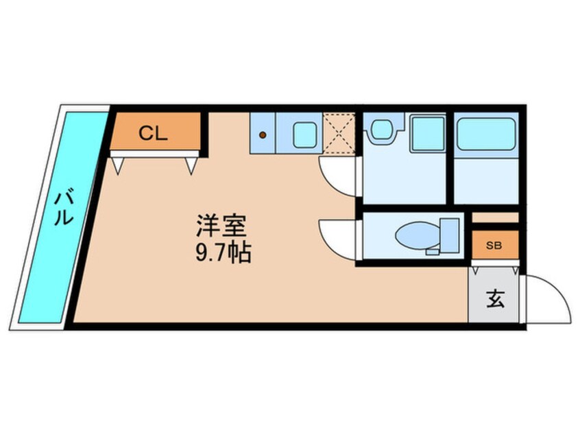 間取図 仮)渚元町新築アパート