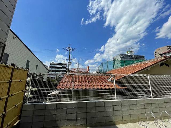 室内からの展望 JOB‐Ⅱ号館