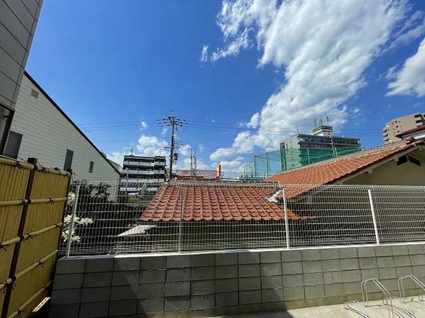 室内からの展望 JOB‐Ⅱ号館