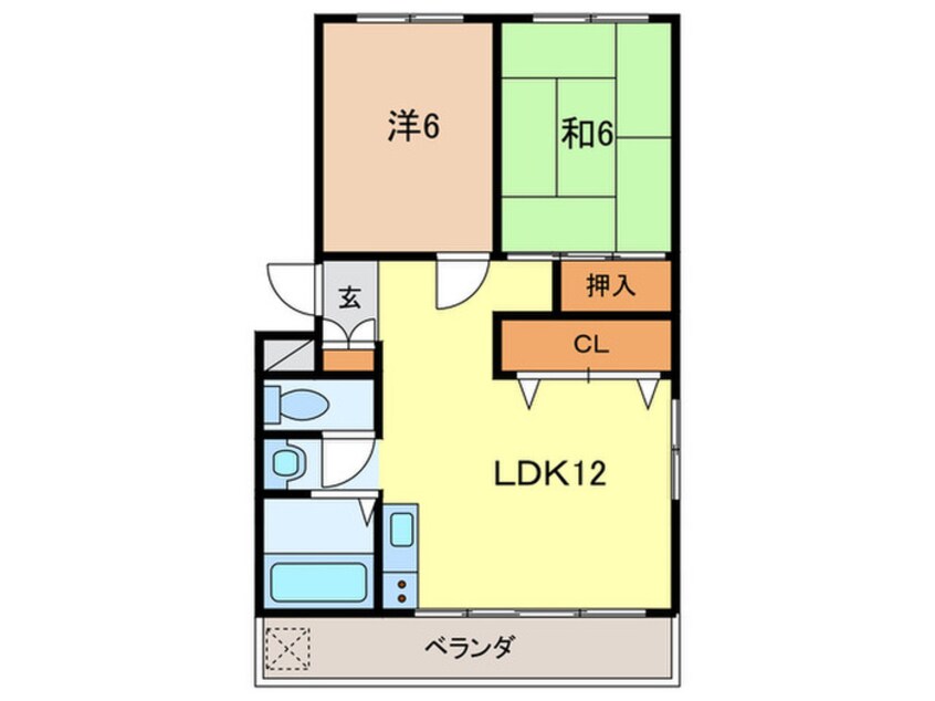 間取図 樋之池ハイツ