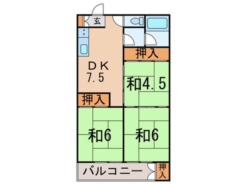 間取図 セントラルマンション