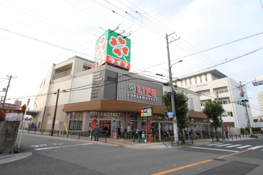 ライフ住吉山之内店(スーパー)まで500m CASSIA南住吉