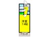 ひまわりコーポ 1Kの間取り