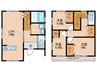 小柿１０丁目戸建賃貸A棟 3LDKの間取り