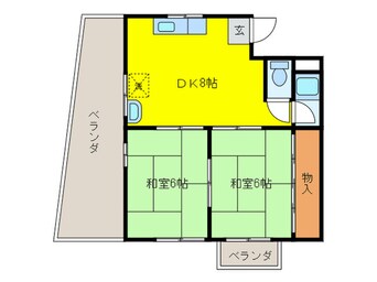 間取図 ハイツ以和貴