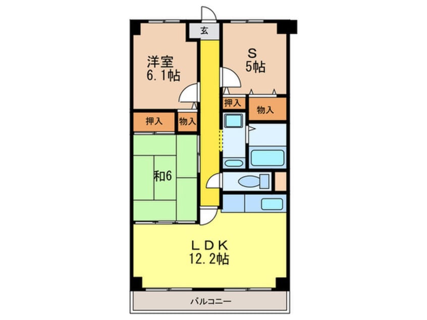 間取図 カデット真趣園宝塚