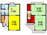 八尾市上之島町北2丁目戸建1 3Kの間取り