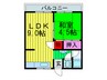 大森ハイツ 1LDKの間取り