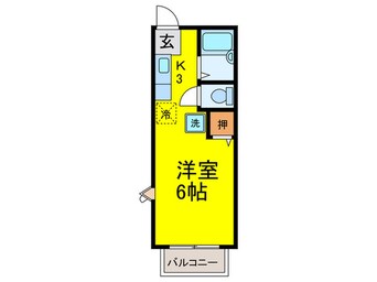 間取図 ハウゼンフジ