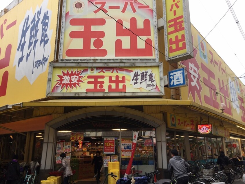 スーパー玉出 駒川店(スーパー)まで300m ハウゼンフジ