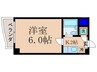 コミュニティー41 1Kの間取り