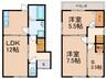MAYUMIハウス516号館小松 2LDK+Sの間取り