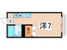 エステートピア額田 1Rの間取り
