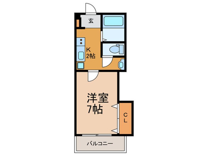 間取り図 栗山マンション
