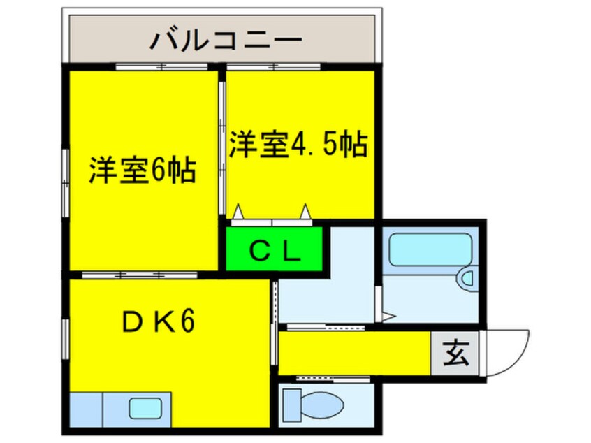 間取図 ファイブコート喜連