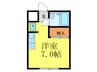 大住マンション 1Rの間取り