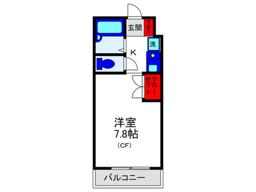 間取図 シンフォニ－レジデンス柴原