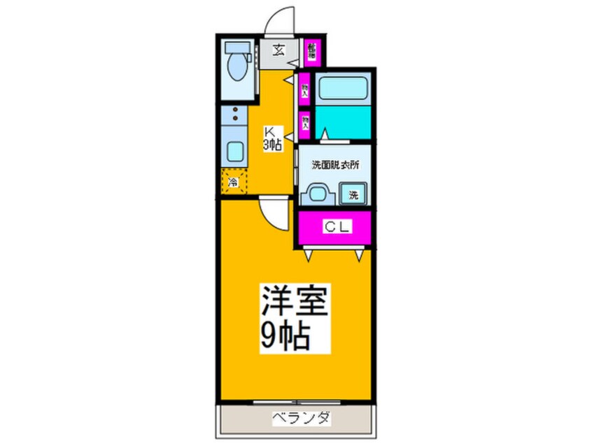 間取図 サン・セレーノ堺東