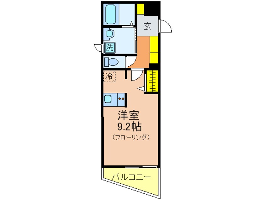 間取図 ﾌﾟﾚｻﾝｽ神戸駅前グランツ（901）