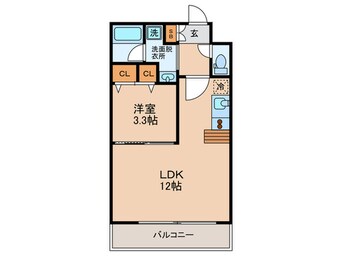 間取図 アーバネックス西長堀