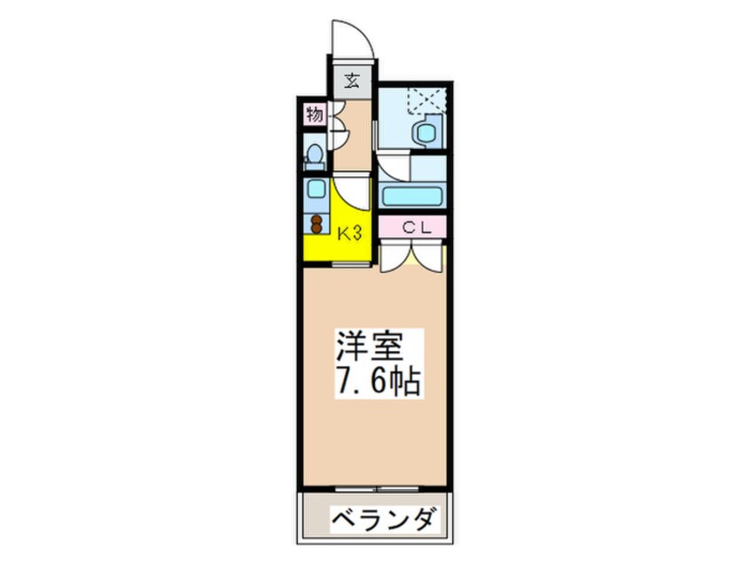 間取図 アーバネックス西長堀
