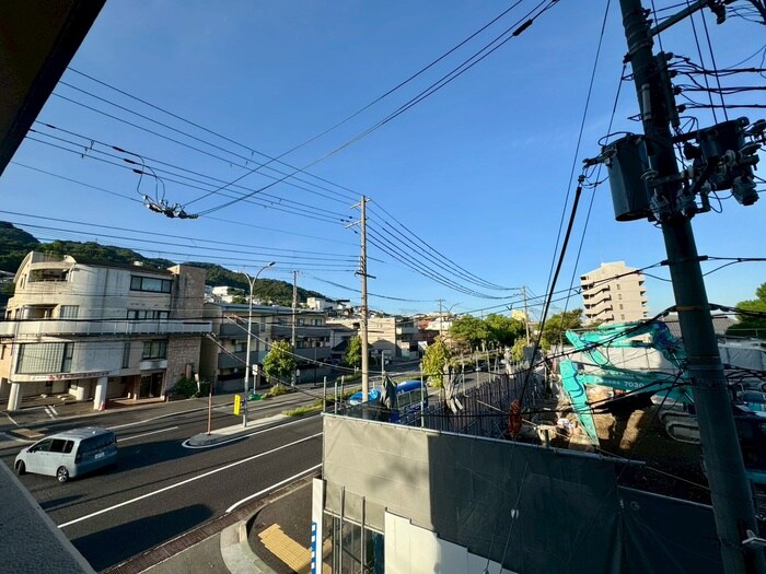 室内からの展望 庵