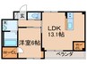 フロンティア 1LDKの間取り