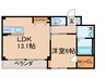 フロンティア 1LDKの間取り