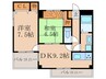 ＨＩＬＬ　ＴＯＰ 2DKの間取り
