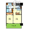 ﾍﾞﾛﾌｨｵｰﾚ宮之阪 1LDKの間取り