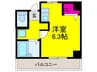 ダイヤモンドパレス 1Rの間取り